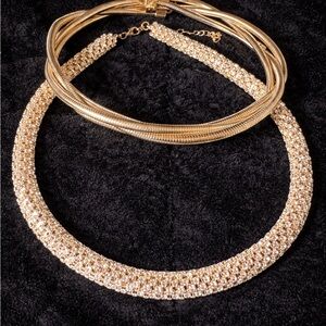 B3. Elegant Gold Necklace Bundle